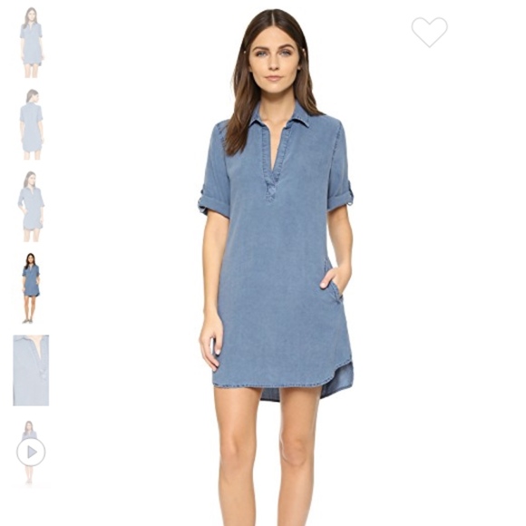 ANTHROPOLOGIE Bella Dahl Jean Chambray Dress - Picture 3 of 8